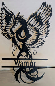 Phoenix - Warrior - Metal Art