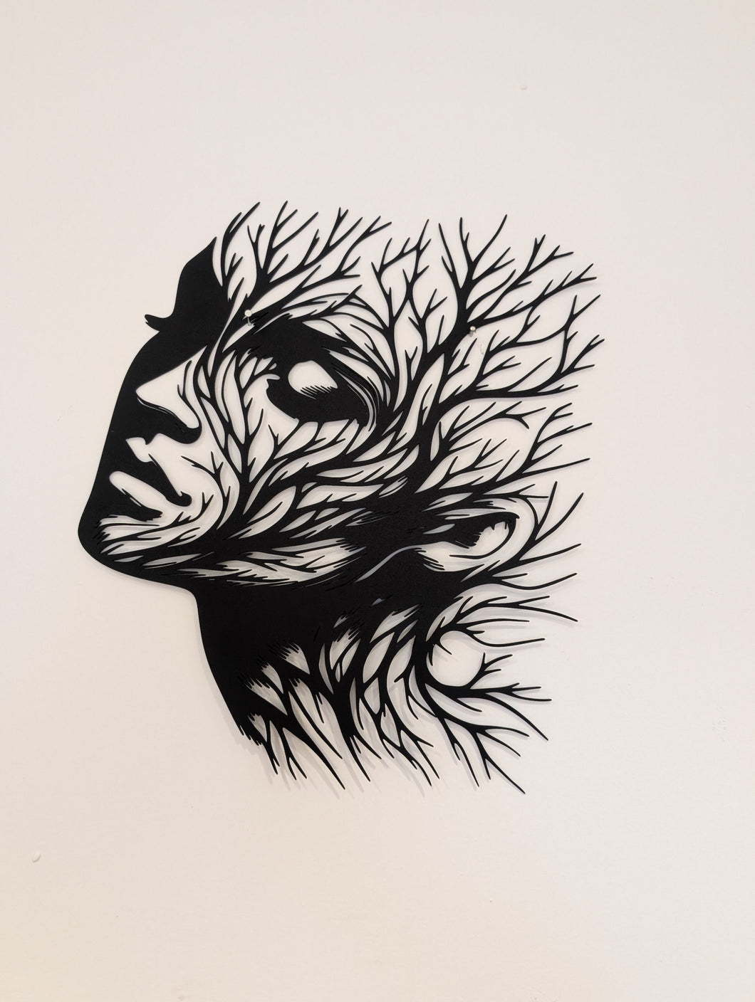 Female formed in tree of life - Metal Art