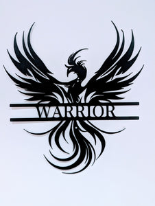 Phoenix - Warrior - Metal art