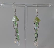 Load image into Gallery viewer, Jellyfish - Earrings - Angel Aura Quartz
