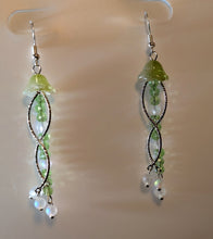 Load image into Gallery viewer, Jellyfish - Earrings - Angel Aura Quartz