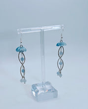 Load image into Gallery viewer, Jellyfish - Earrings - Aquamarine