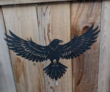 Load image into Gallery viewer, Raven - Sun Catcher - Petrified Wood