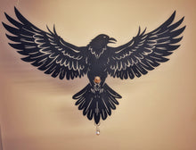 Load image into Gallery viewer, Raven - Sun Catcher - Petrified Wood