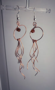Jellyfish - Earrings - Carnelian
