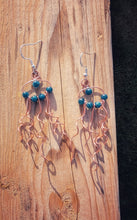 Load image into Gallery viewer, Jellyfish - Earrings - Blue Apatite