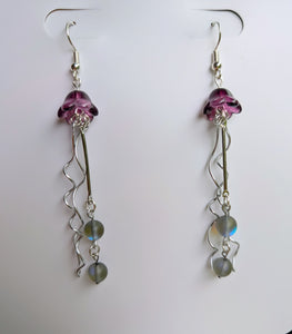 The Alchemist's Embrace - Jellyfish -  Earrings