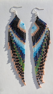 Oceanic Horizon - Beaded - Earrings