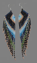 Load image into Gallery viewer, Oceanic Horizon - Beaded - Earrings