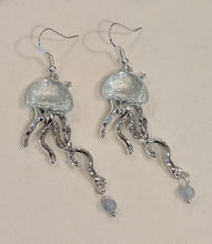 Load image into Gallery viewer, Stone of the Sky-Sea - Jellyfish - Earrings