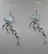 Load image into Gallery viewer, Stone of the Sky-Sea - Jellyfish - Earrings