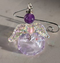 Load image into Gallery viewer, Amethyst Sentinel - Angel - Ornament - Sun Catcher