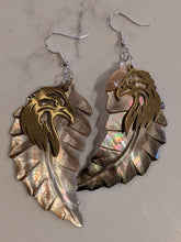 Load image into Gallery viewer, Abalone Spirit Crest - Eagle - Abalone - Earrings