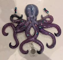 Load image into Gallery viewer, Violet Tide Guardian - Octopus - Sun Catcher