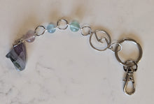 Load image into Gallery viewer, The Clarity Wave - Rainbow Fluorite - Keychain