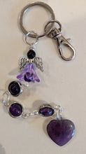 Load image into Gallery viewer, Angel Amethyst Traveler - Keychain