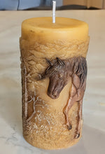 Load image into Gallery viewer, The Spirit of the Wildwoods Pillar - Horse - Candle