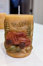 Load image into Gallery viewer, The mountain Trail Pillar - Jeep - Candle