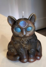 Load image into Gallery viewer, Echoes Of The Third Eye -  Sentinel Kitty - Candle