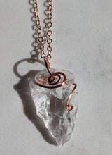 Load image into Gallery viewer, The Echo of All Time - Clear Quartz - Arrowhead - Necklace