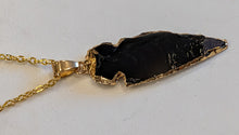 Load image into Gallery viewer, Gilded Shadow - Arrowhead - Necklace