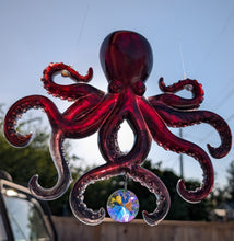 Load image into Gallery viewer, The Crimson Alchemist - Octopus - Sun Catcher