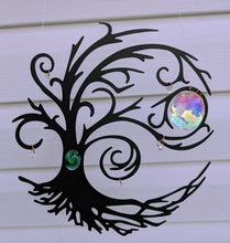 Load image into Gallery viewer, The Iron Root &amp; Iridescent Spirit - Tree Of Life - Sun Catcher