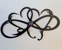 Load image into Gallery viewer, The Heart of Zoisite - Infinity knot - Metal Art