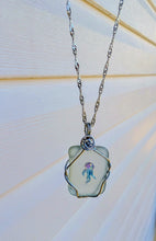 Load image into Gallery viewer, Tides &amp; Transformation - Jellyfish - Sea glass - Necklace