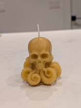 Load image into Gallery viewer, Mysteries of the Deep - Octopus - Skull - Candle - Raven Stone