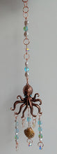 Load image into Gallery viewer, The Adaptive Spirit - Octopus - Sun Catcher - Aqua Aura Quartz