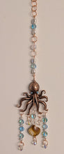 Load image into Gallery viewer, The Adaptive Spirit - Octopus - Sun Catcher - Aqua Aura Quartz