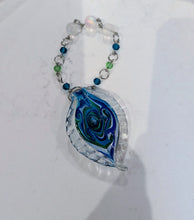 Load image into Gallery viewer, Coastal Serenity - Leaf - Sun Catcher