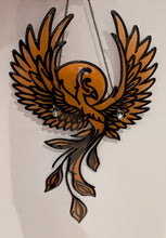Load image into Gallery viewer, Flame of Rebirth - Phoenix -Sun Catcher - Raven Stone