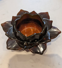 Load image into Gallery viewer, Amber Dusk - Lotus - Candle Holder