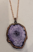 Load image into Gallery viewer, The Druid's Eye - Necklace - Purple Botswana Agate