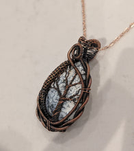Load image into Gallery viewer, Whispers of the Wild - Necklace - Tree of Life - Dendrite Opal