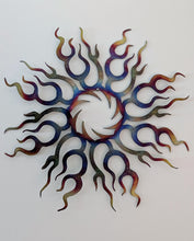 Load image into Gallery viewer, Solar Flame Radiance - Small Sun - Metal Art