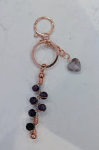 Load image into Gallery viewer, The Pacific Serenity Aromatherapy - Keychain - Amethyst