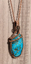 Load image into Gallery viewer, Coastal Drift - Copper Wire-Wrapped - Turquoise - Necklace