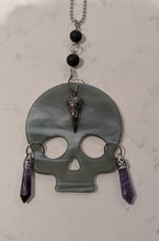 Load image into Gallery viewer, Echoes of the Raven's Crypt - Skull - Rear view mirror or ornament
