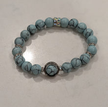 Load image into Gallery viewer, Whispering Coastline - Bracelet - Robin Egg Turquoise