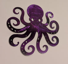 Load image into Gallery viewer, The Purple Kraken - Octopus - Metal Art
