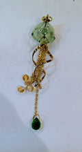 Load image into Gallery viewer, Citrine Tide Glass Baby Jellyfish - Sun Catcher - Ornament