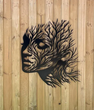 Load image into Gallery viewer, Female formed in tree of life - Metal Art