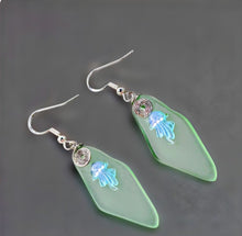 Load image into Gallery viewer, Sea glass - Jellyfish -  Earrings