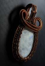 Load image into Gallery viewer, Pendant - Copper Wrapped - Moonstone