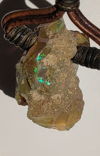 Load image into Gallery viewer, The solstice ember - Ethiopian Fire Opal - Necklace