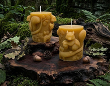 Load image into Gallery viewer, The Twin Squirrel Woodland Pillar - Candle