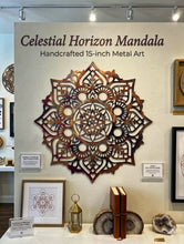 Load image into Gallery viewer, Celestial Horizon Mandala - Metal Art